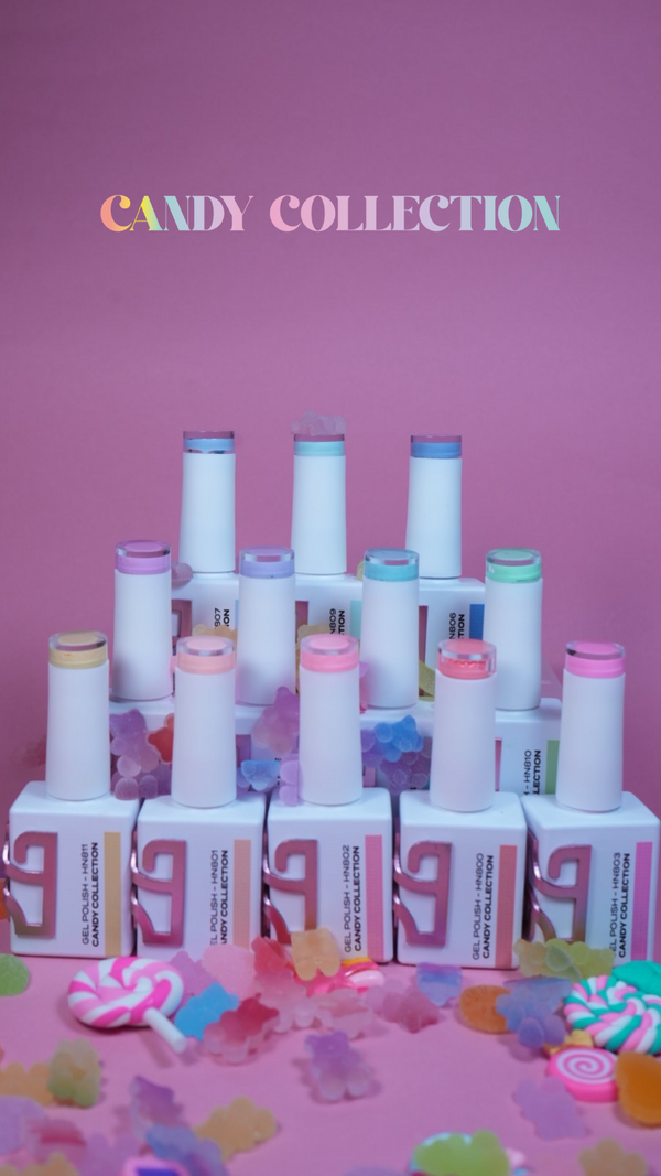 Gel Polish Candy Collection - 12 Cores